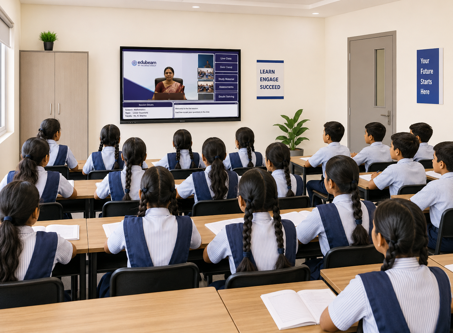 Edubeam virtual classroom in session